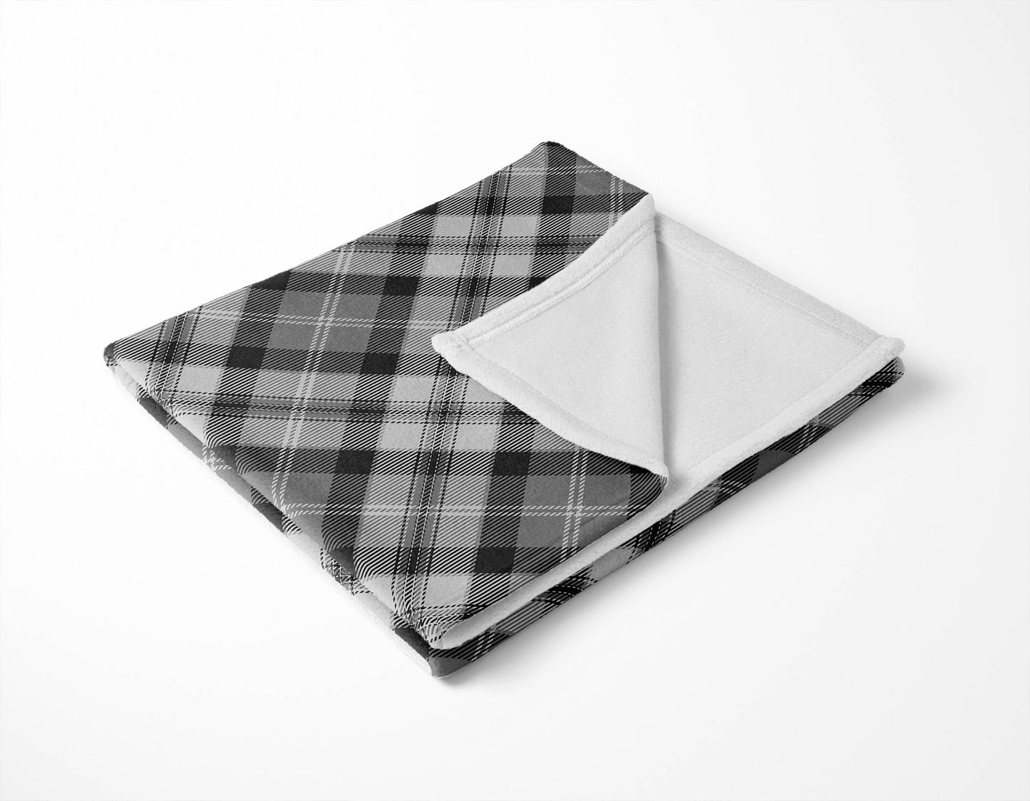 Anthony Plaid Velveteen Fleece Blanket