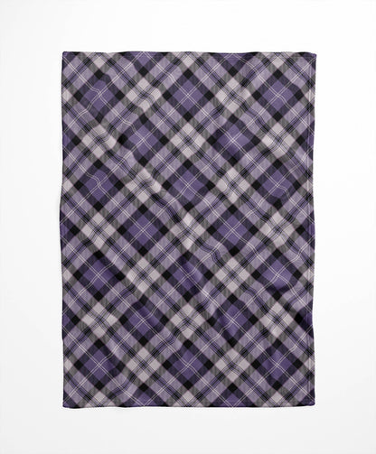 Anthony Plaid Velveteen Fleece Blanket