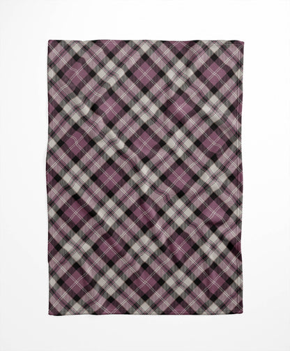 Anthony Plaid Velveteen Fleece Blanket