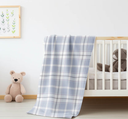 Billy Tartan Velveteen Fleece Blanket