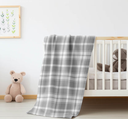 Billy Tartan Velveteen Fleece Blanket