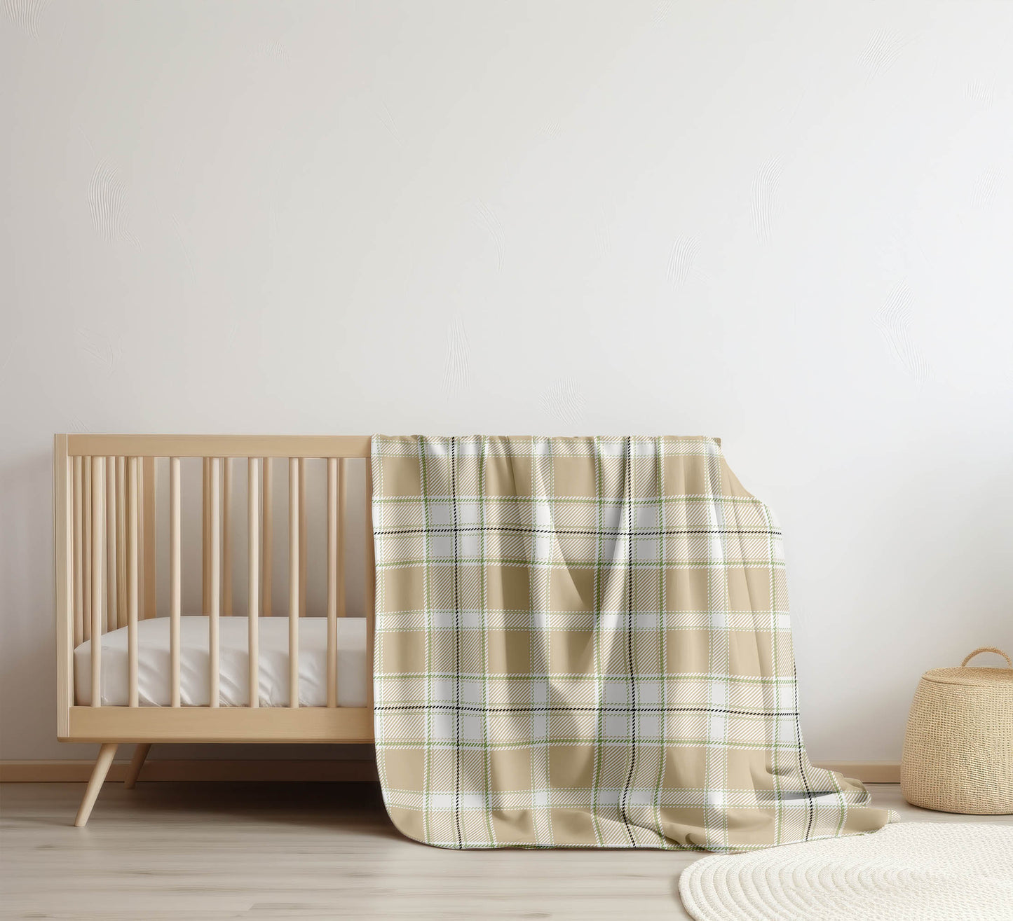 Billy Tartan Velveteen Fleece Blanket