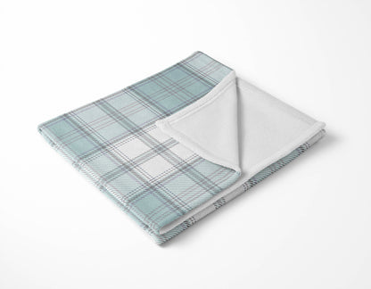 Bully Plaid Velveteen Fleece Blanket