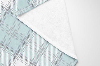 Bully Plaid Velveteen Fleece Blanket