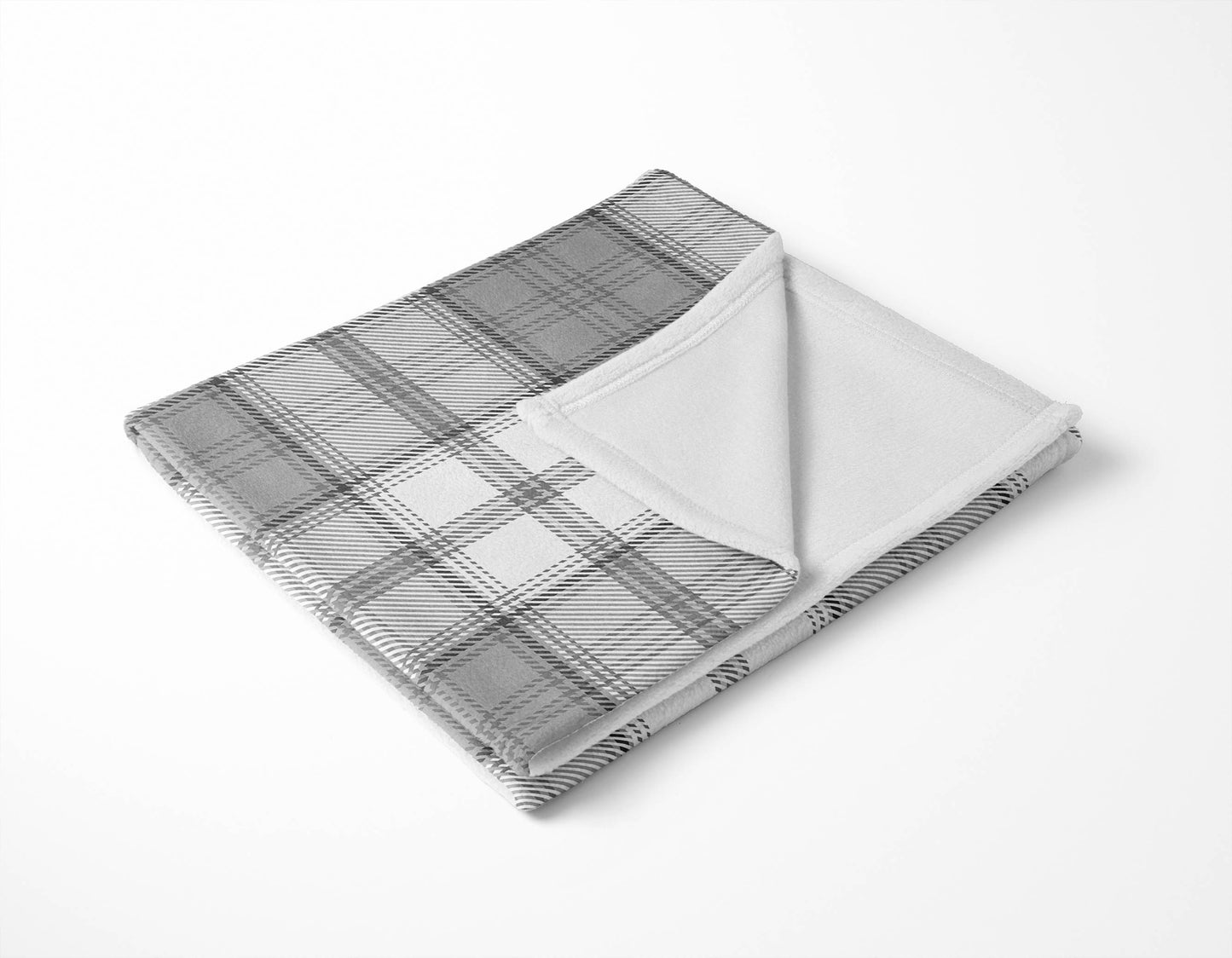 Bully Plaid Velveteen Fleece Blanket