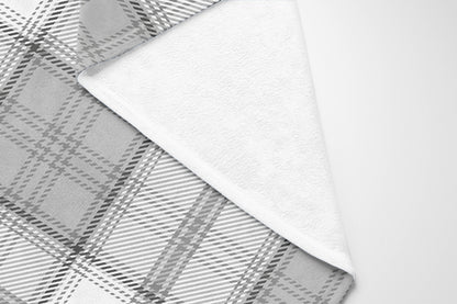 Bully Plaid Velveteen Fleece Blanket