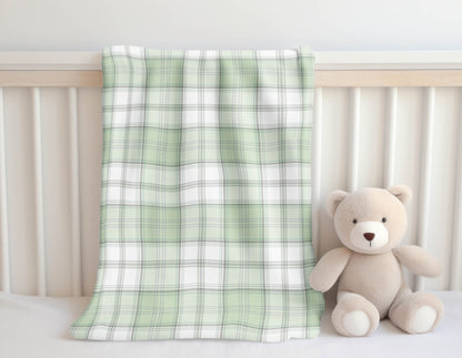 Bully Plaid Velveteen Fleece Blanket