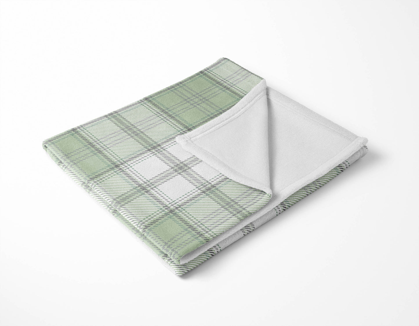 Bully Plaid Velveteen Fleece Blanket
