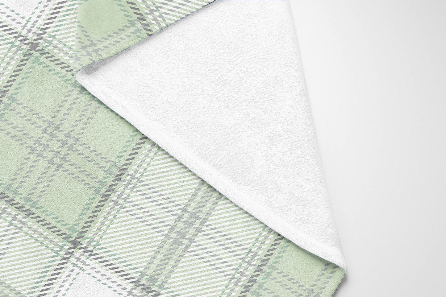 Bully Plaid Velveteen Fleece Blanket
