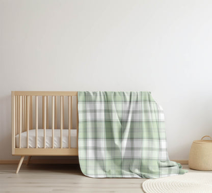 Bully Plaid Velveteen Fleece Blanket