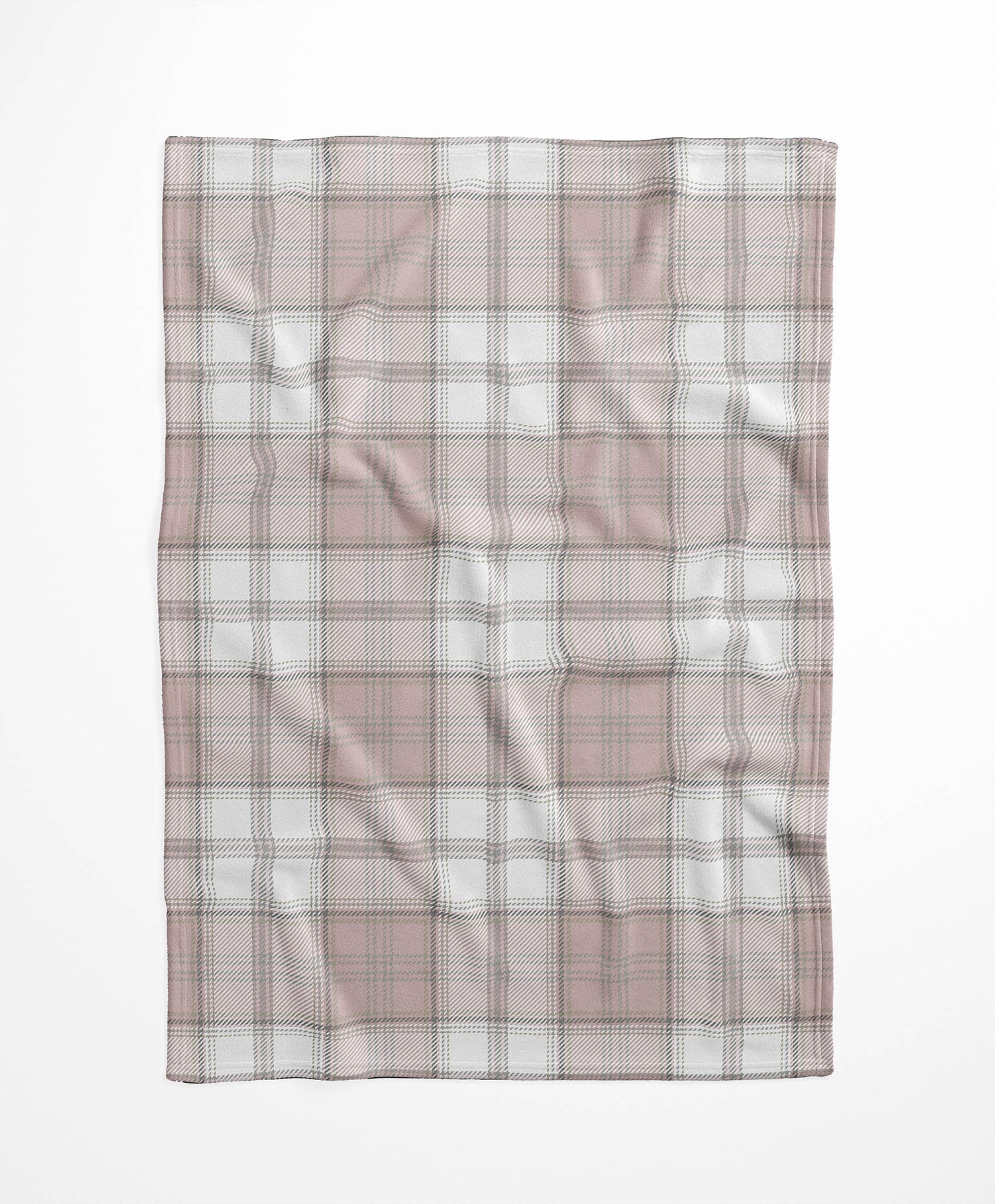 Bully Plaid Velveteen Fleece Blanket