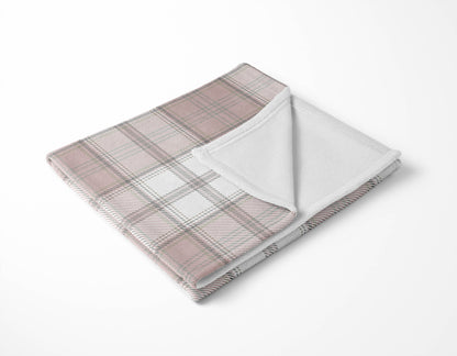 Bully Plaid Velveteen Fleece Blanket