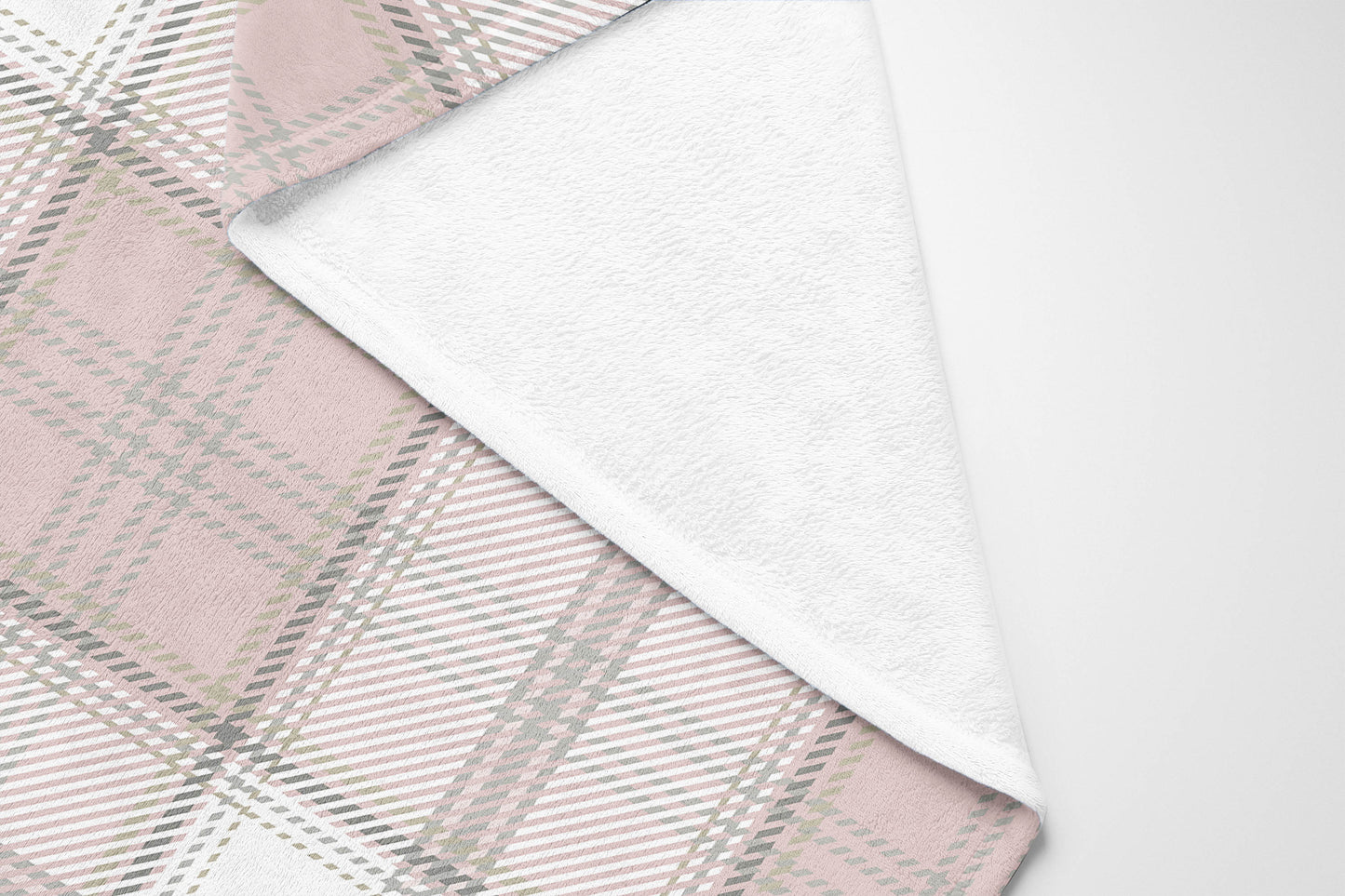 Bully Plaid Velveteen Fleece Blanket