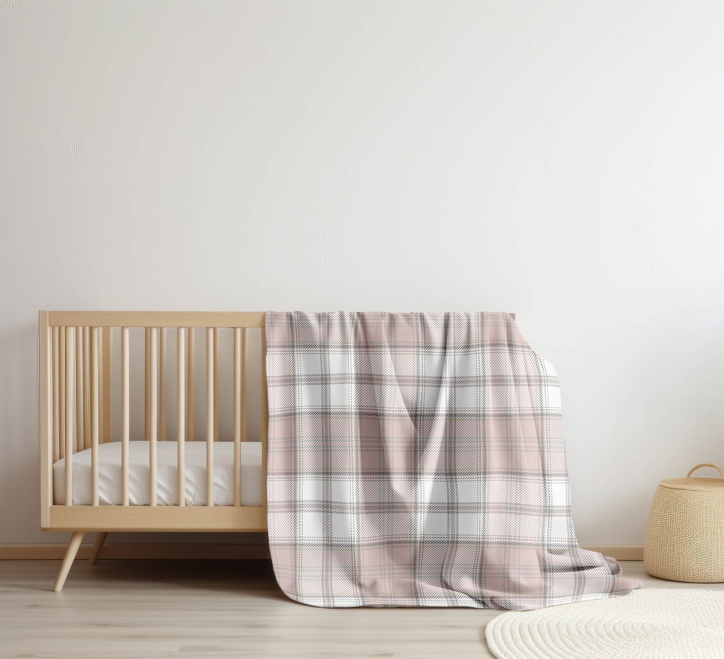 Bully Plaid Velveteen Fleece Blanket