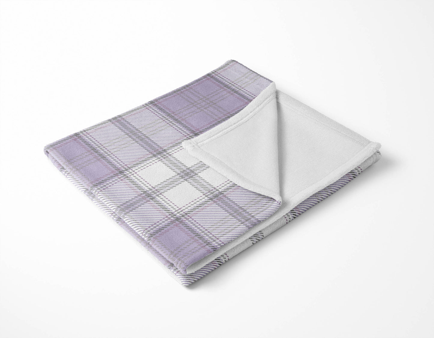 Bully Plaid Velveteen Fleece Blanket