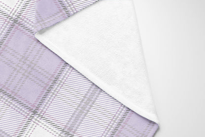 Bully Plaid Velveteen Fleece Blanket