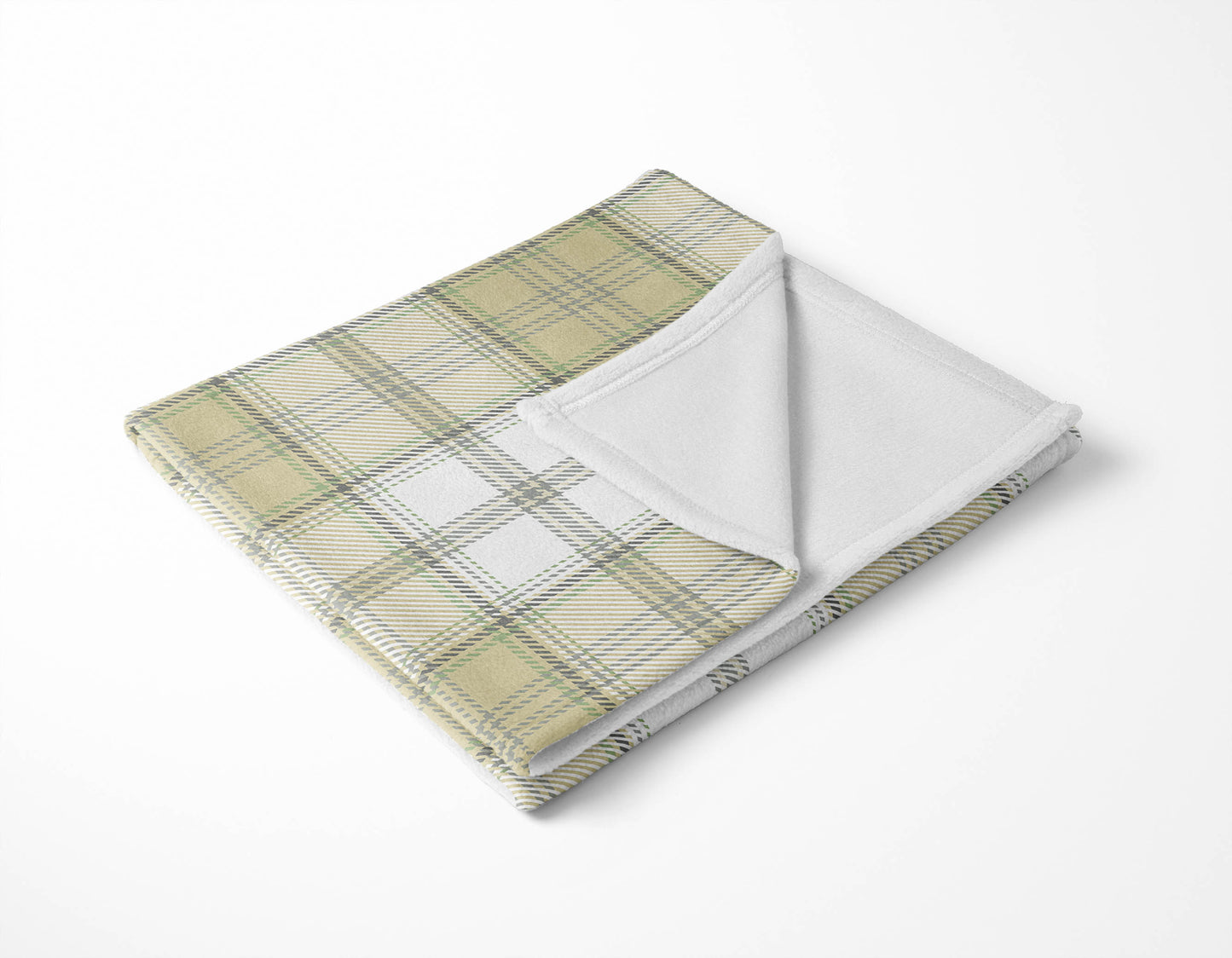 Bully Plaid Velveteen Fleece Blanket