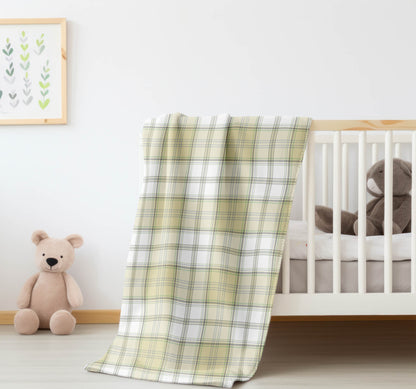 Bully Plaid Velveteen Fleece Blanket