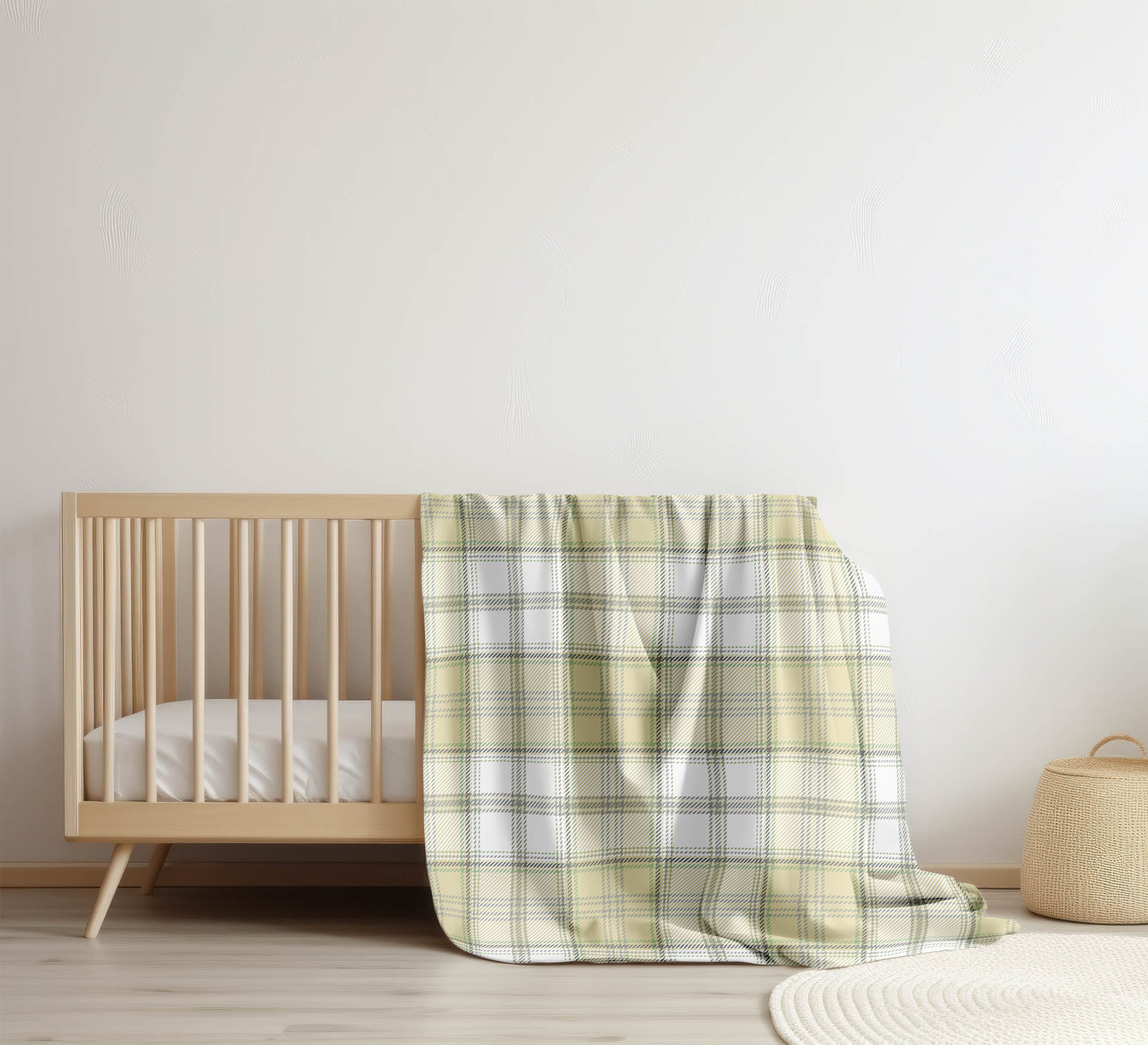 Bully Plaid Velveteen Fleece Blanket
