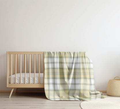 Bully Plaid Velveteen Fleece Blanket