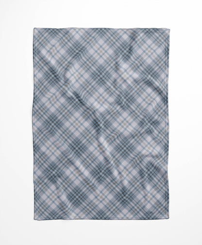 Chinny Tartan Velveteen Fleece Blanket