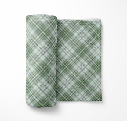 Chinny Tartan Velveteen Fleece Blanket