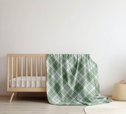 Chinny Tartan Velveteen Fleece Blanket