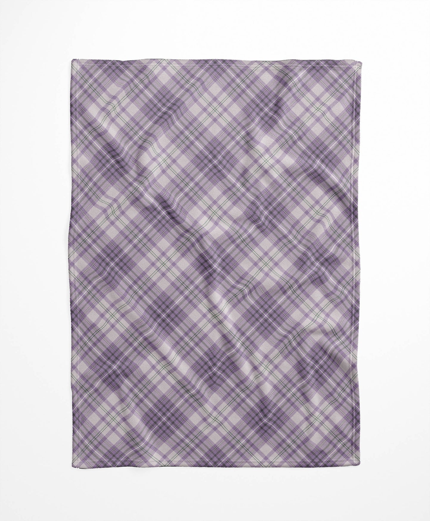 Chinny Tartan Velveteen Fleece Blanket