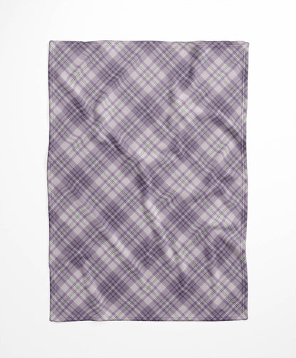 Chinny Tartan Velveteen Fleece Blanket