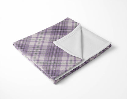 Chinny Tartan Velveteen Fleece Blanket