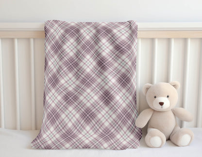 Chinny Tartan Velveteen Fleece Blanket
