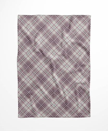 Chinny Tartan Velveteen Fleece Blanket