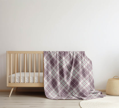 Chinny Tartan Velveteen Fleece Blanket