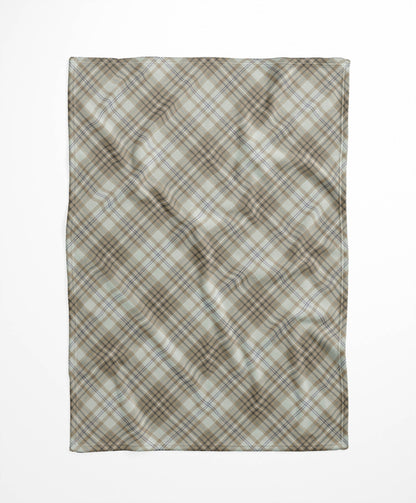 Chinny Tartan Velveteen Fleece Blanket