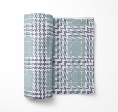 Christopher Plaid Velveteen Fleece Blanket