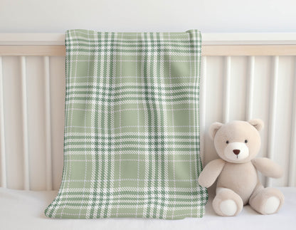 Christopher Plaid Velveteen Fleece Blanket