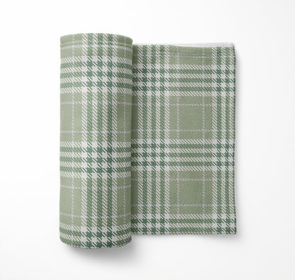 Christopher Plaid Velveteen Fleece Blanket