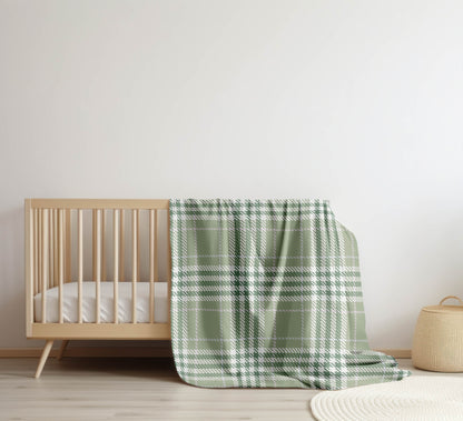 Christopher Plaid Velveteen Fleece Blanket