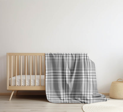 Christopher Plaid Velveteen Fleece Blanket