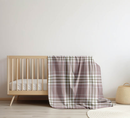 Christopher Plaid Velveteen Fleece Blanket