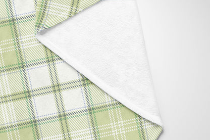 Diamond Plaid Velveteen Fleece Blanket