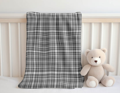 Rocky Tartan Velveteen Fleece Blanket