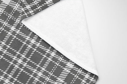 Rocky Tartan Velveteen Fleece Blanket