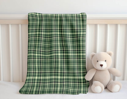 Rocky Tartan Velveteen Fleece Blanket