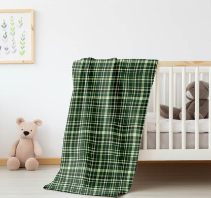 Rocky Tartan Velveteen Fleece Blanket