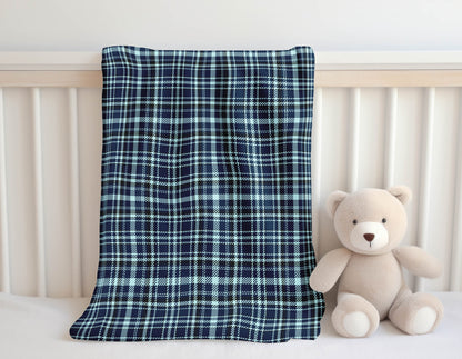 Rocky Tartan Velveteen Fleece Blanket