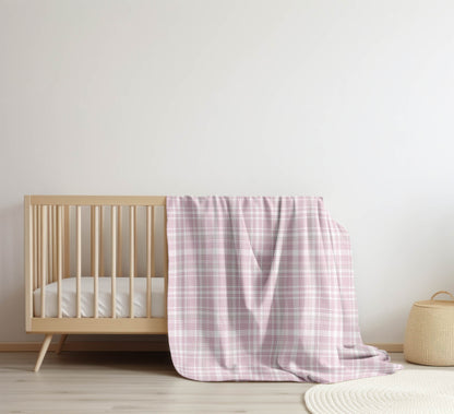 Rocky Tartan Velveteen Fleece Blanket