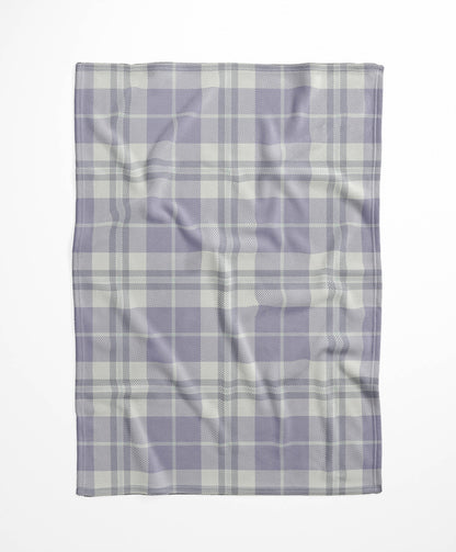 Tartan Block Velveteen Fleece Blanket