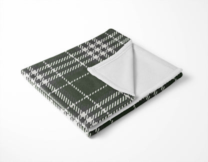 Christopher Plaid Velveteen Fleece Blanket