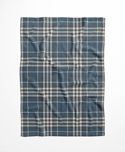 Christopher Plaid Velveteen Fleece Blanket